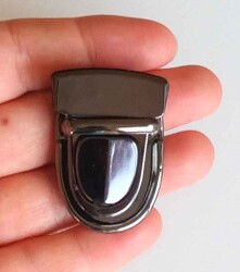 Angel Çanta Aksesuar Füme Renk Çanta Kilidi - Angel Çanta Aksesuar