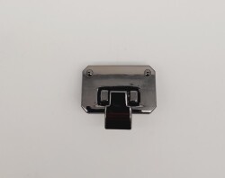 Angel Çanta Aksesuar Füme Renk Dilli Kilit - Angel Çanta Aksesuar