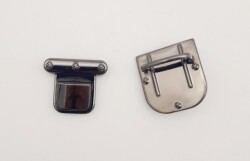 Angel Çanta Aksesuar Füme Renk İhraç Fazlası Kilit - 3