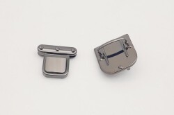 Angel Çanta Aksesuar Füme Renk İhraç Fazlası Kilit - 4