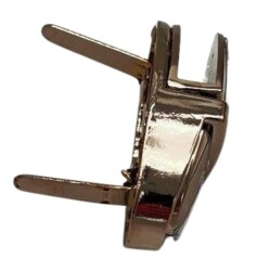 Angel Çanta Aksesuar 2.5x1.5 cm Mini Füme Renk Çanta Kilidi - 2