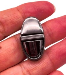 Angel Çanta Aksesuar 2.5x1.5 cm Mini Füme Renk Çanta Kilidi - Angel Çanta Aksesuar