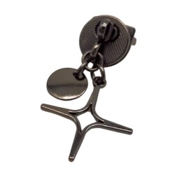 Angel Çanta Aksesuar Sarkaç Yıldız Süslü Füme Renk Çanta Kilidi - 1