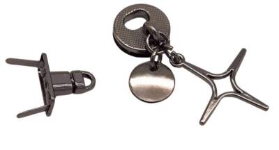 Angel Çanta Aksesuar Sarkaç Yıldız Süslü Füme Renk Çanta Kilidi - 2