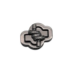 Angel Çanta Aksesuar Vidalı Çanta Kilidi Düğüm Model Füme Renk - Angel Çanta Aksesuar