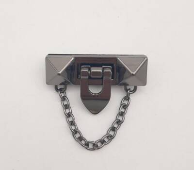 Angel Çanta Aksesuar Zincirli Füme Kilit - 1