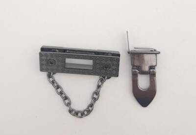 Angel Çanta Aksesuar Zincirli Füme Kilit - 3