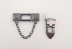 Angel Çanta Aksesuar Zincirli Füme Kilit - 2