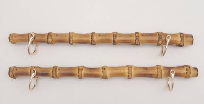 Angel Çanta Aksesuar Düz Gerçek Bambu Çanta Bursu Light Gold Halkalı - 2