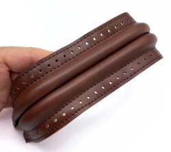 Angel Çanta Aksesuar 16 cm Suni Derili Taba Renk Gizli Çanta Bursu - Angel Çanta Aksesuar