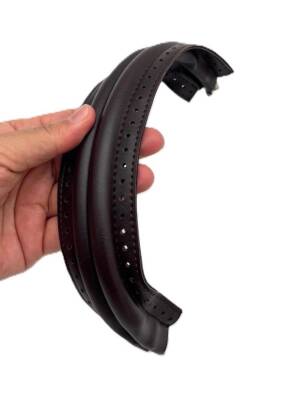 Angel Çanta Aksesuar 19 Cm Oval Koyu Kahve Renk Derili Gizli Çanta Bursu - 1