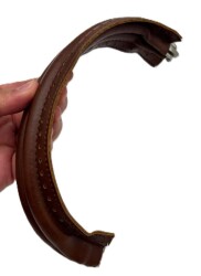 Angel Çanta Aksesuar 19 Cm Oval Taba Renk Derili Gizli Çanta Bursu - Angel Çanta Aksesuar