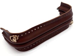 Angel Çanta Aksesuar 20 cm Suni Derili Taba Renk Gizli Çanta Bursu (Vidalı Askı Takılı Halde) - Angel Çanta Aksesuar