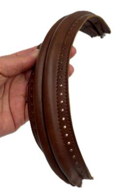 Angel Çanta Aksesuar 23 Cm Oval Taba Renk Gizli Çanta Bursu - 1