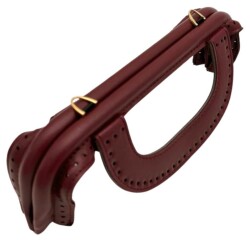 Angel Çanta Aksesuar 25 cm Suni Derili Bordo Renk Gizli Çanta Bursu Yeni Model - 3