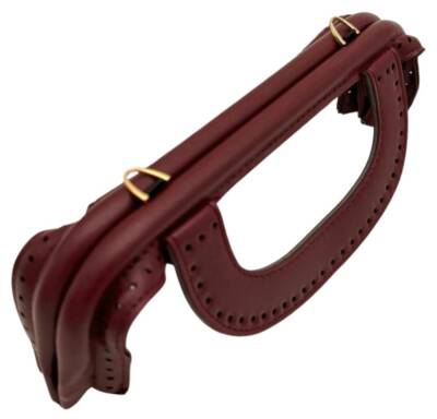 Angel Çanta Aksesuar 25 cm Suni Derili Bordo Renk Gizli Çanta Bursu Yeni Model - 3