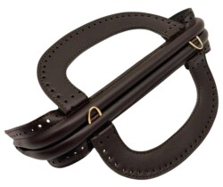 Angel Çanta Aksesuar 25 cm Suni Derili Koyu Kahve Renk Gizli Çanta Bursu Yeni Model - 6