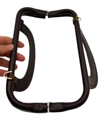 Angel Çanta Aksesuar 25 cm Suni Derili Koyu Kahve Renk Gizli Çanta Bursu Yeni Model - 4