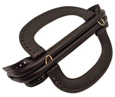 Angel Çanta Aksesuar 25 cm Suni Derili Koyu Kahve Renk Gizli Çanta Bursu Yeni Model - 6