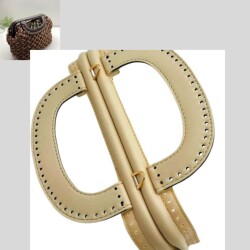 Angel Çanta Aksesuar 25 cm Suni Derili Krem Renk Gizli Çanta Bursu Yeni Model - Angel Çanta Aksesuar