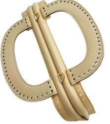 Angel Çanta Aksesuar 25 cm Suni Derili Krem Renk Gizli Çanta Bursu Yeni Model - 2