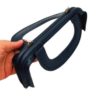 Angel Çanta Aksesuar 25 cm Suni Derili Lacivert Renk Gizli Çanta Bursu Yeni Model - 5