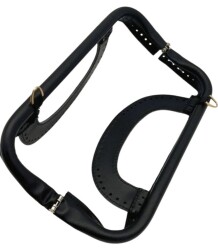 Angel Çanta Aksesuar 25 cm Suni Derili Siyah Renk Gizli Çanta Bursu Yeni Model - 4