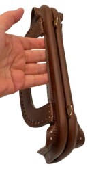 Angel Çanta Aksesuar 25 cm Suni Derili Taba Renk Gizli Çanta Bursu Yeni Model - 3