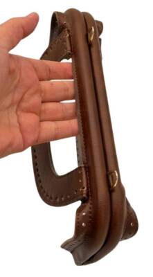 Angel Çanta Aksesuar 25 cm Suni Derili Taba Renk Gizli Çanta Bursu Yeni Model - 3