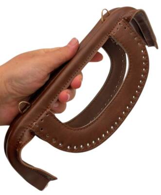 Angel Çanta Aksesuar 25 cm Suni Derili Taba Renk Gizli Çanta Bursu Yeni Model - 5