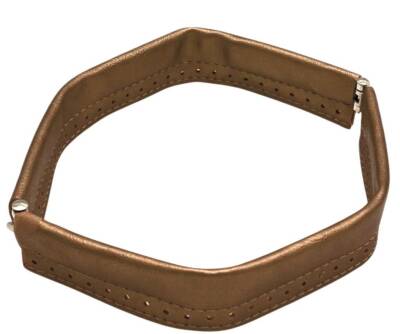 Angel Çanta Aksesuar Gold Renk Derili Metal Çanta Ağzı 24 Cm(Gizli Burs) - 1