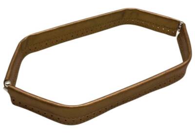 Angel Çanta Aksesuar Gold Renk Derili Metal Çanta Ağzı 33 Cm(Gizli Burs) - 1