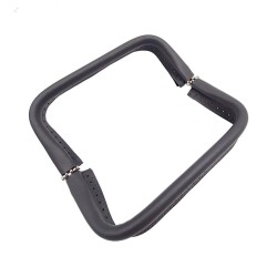 Angel Çanta Aksesuar Koyu Gri Renk Derili 25 Cm Gizli Çanta Bursu - 2