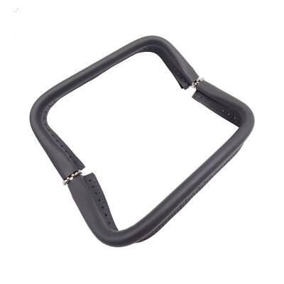 Angel Çanta Aksesuar Koyu Gri Renk Derili 25 Cm Gizli Çanta Bursu - 2