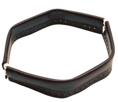 Angel Çanta Aksesuar Koyu Kahve Renk Derili Metal Çanta Ağzı 24 Cm(Gizli Burs) - 1