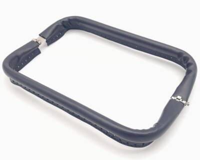 Angel Çanta Aksesuar Lacivert Renk 25 Cm Gizli Çanta Bursu Suni Derili - 4