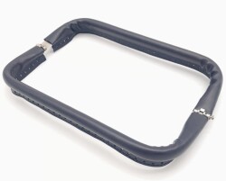 Angel Çanta Aksesuar Lacivert Renk 25 Cm Gizli Çanta Bursu Suni Derili - 4