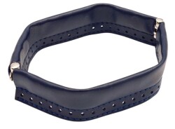 Angel Çanta Aksesuar Lacivert Renk Derili Metal Çanta Ağzı 18 Cm(Gizli Burs) - Angel Çanta Aksesuar