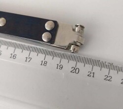 Angel Çanta Aksesuar Metal Çanta Ağzı 20 Cm Örgü Çanta İçin(Gizli Burs) - 2