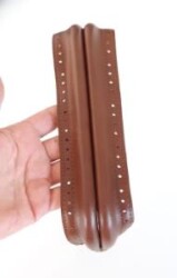 Angel Çanta Aksesuar Taba Derili 20 Cm Gizli Çanta Bursu - Angel Çanta Aksesuar