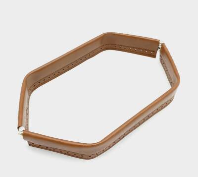 Angel Çanta Aksesuar Taba Renk Derili Metal Çanta Ağzı 30 Cm(Gizli Burs) - 1