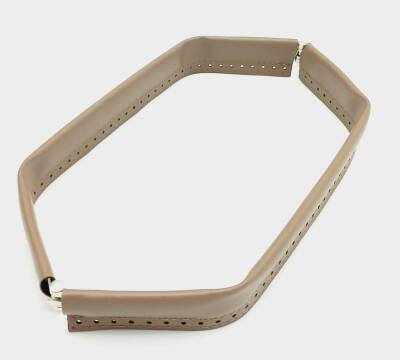 Angel Çanta Aksesuar Vizon Renk Derili Metal Çanta Ağzı 33 Cm(Gizli Burs) - 1