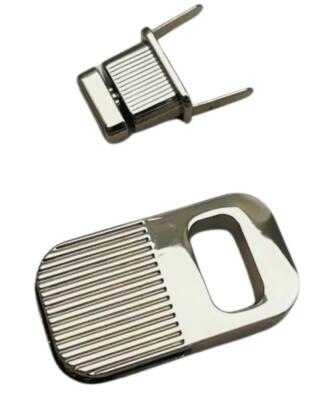 Angel Çanta Aksesuar 4x2 Cm Gümüş Kilit - 3