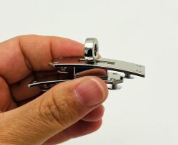 Angel Çanta Aksesuar 6 Cm Geçmeli Gümüş Kilit - 2