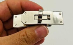 Angel Çanta Aksesuar 6 Cm Geçmeli Gümüş Kilit - Angel Çanta Aksesuar