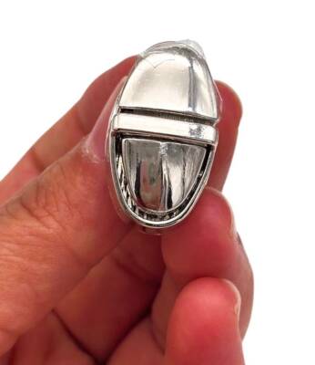 Angel Çanta Aksesuar Gümüş Renk 2.5x1.5 cm Mini Kilit - 3