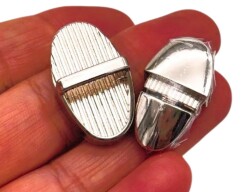 Angel Çanta Aksesuar Gümüş Renk 2.5x1.5 cm Mini Kilit - 4