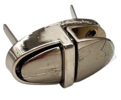 Angel Çanta Aksesuar Gümüş Renk 2.5x1.5 cm Mini Kilit - 2