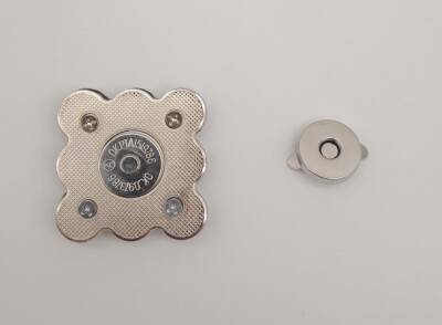 Angel Çanta Aksesuar Gümüş Renk 4.5 cm Mıknatıslı Kilit - 7