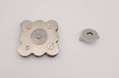 Angel Çanta Aksesuar Gümüş Renk 4.5 cm Mıknatıslı Kilit - 6